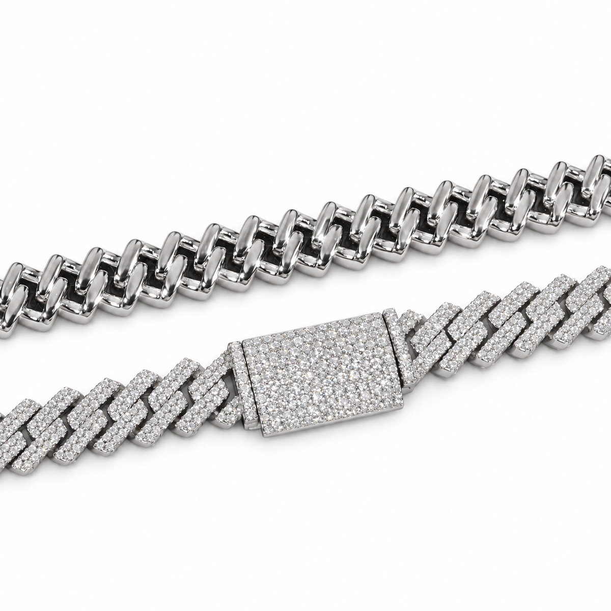 10mm Lab-Grown Diamond Cuban Link Chain