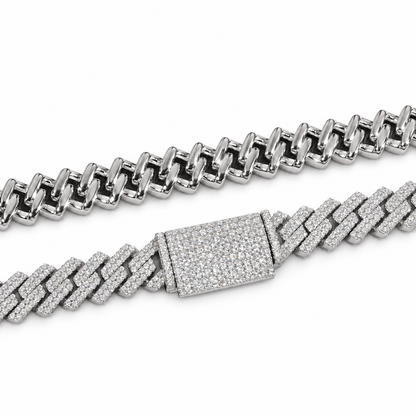 10mm Lab-Grown Diamond Cuban Link Chain