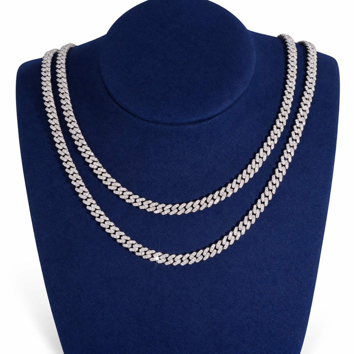 6mm Lab-Grown Diamond Cuban Link Chain
