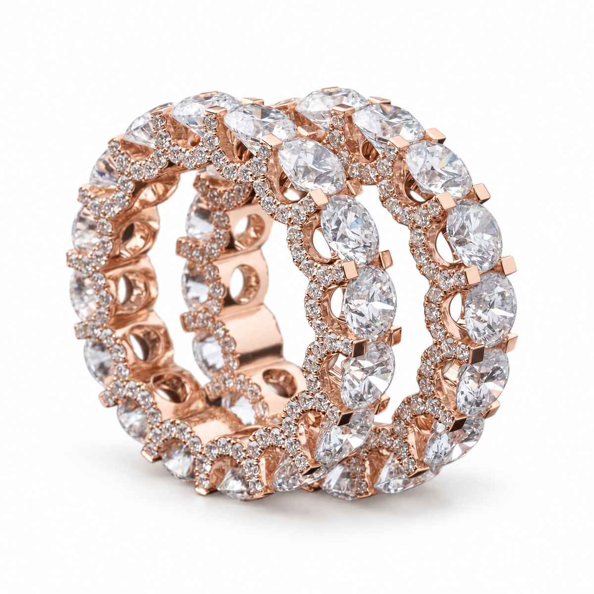 50 Pointer Side-Iced Lab-Grown Diamond Eternity Ring