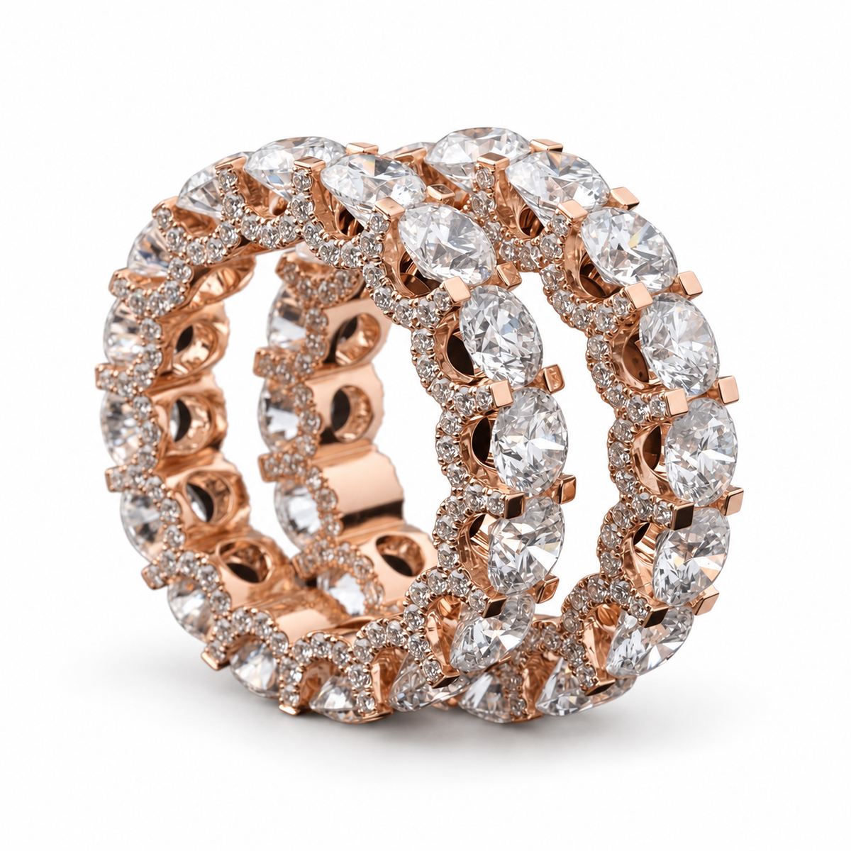 50 Pointer Side-Iced Lab-Grown Diamond Eternity Ring