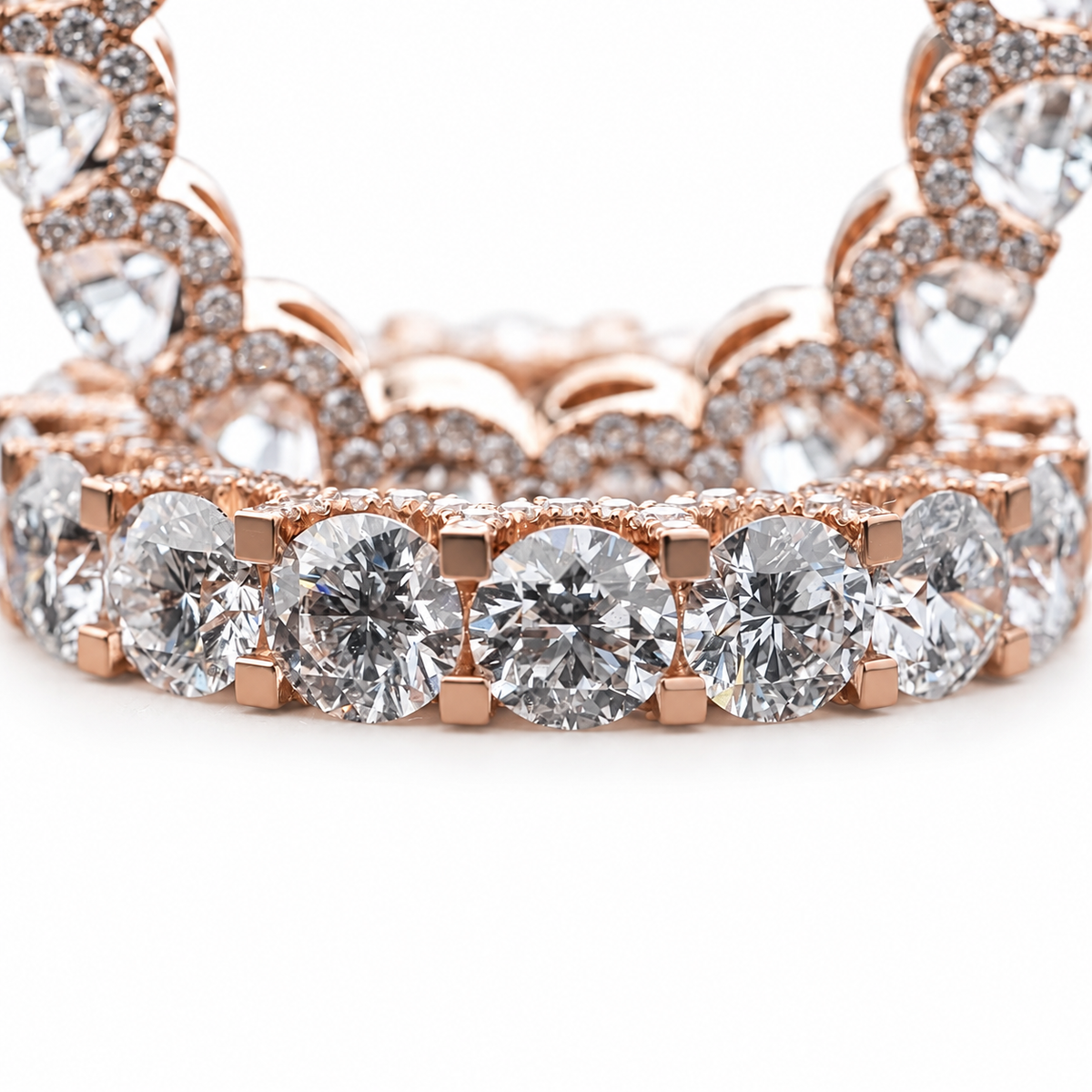 50 Pointer Side-Iced Lab-Grown Diamond Eternity Ring