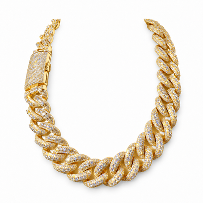 23mm Sterling Silver Cuban Link Chain