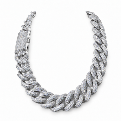 23mm Sterling Silver Cuban Link Chain