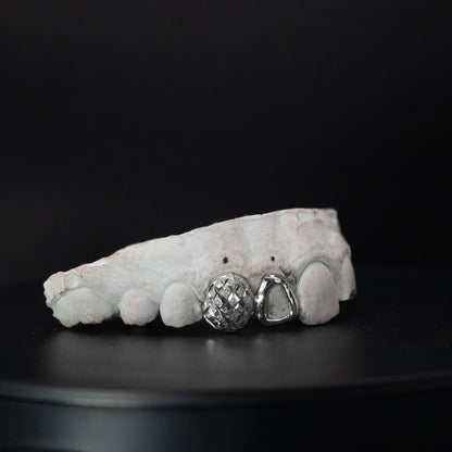 Diamond Dust Cut & Windowed Grillz