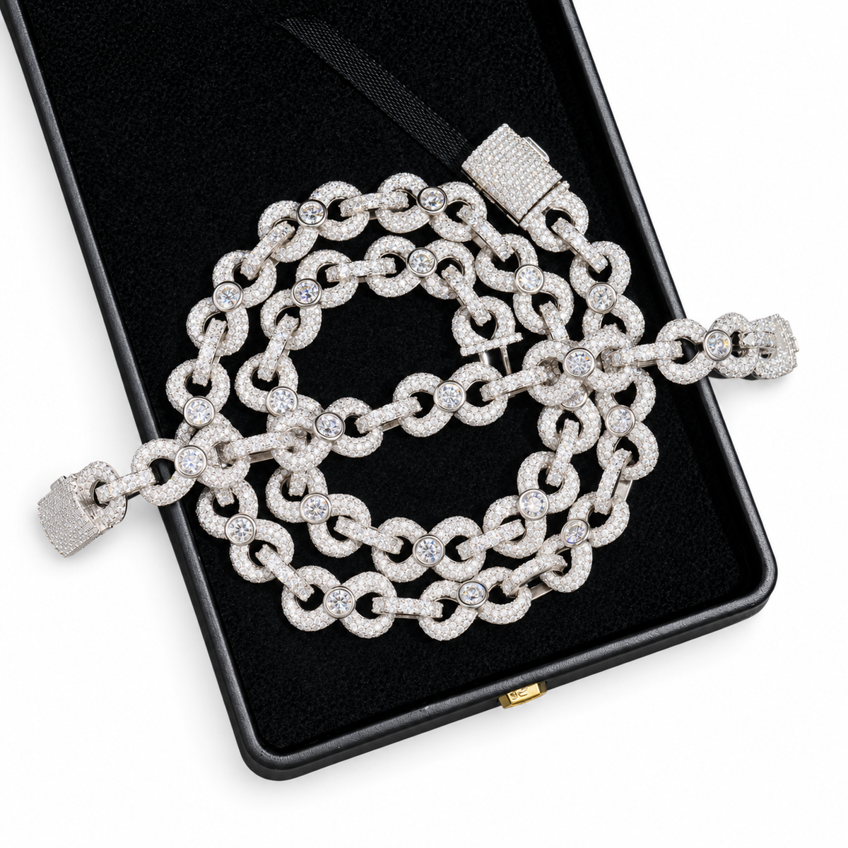 13mm Lab-Grown Diamond Infinity Link Chain by Noir Flare