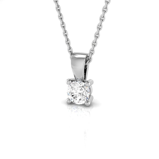 Solitaire Diamond Ring 0.31ct – PDR0030 – 18k White Gold