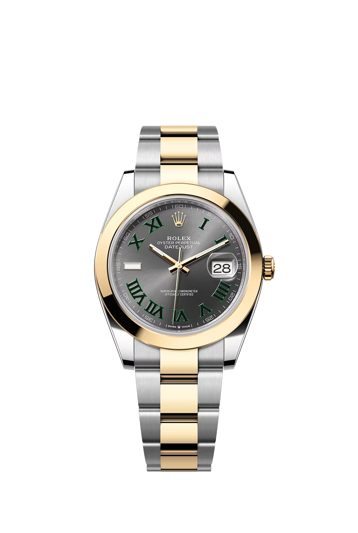 Rolex Datejust 41 126303 — Wimbledon Dial, Smooth Bezel, Oyster watch by Noir Flare