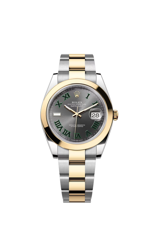 Rolex Datejust 41 126303 — Wimbledon Dial, Smooth Bezel, Oyster