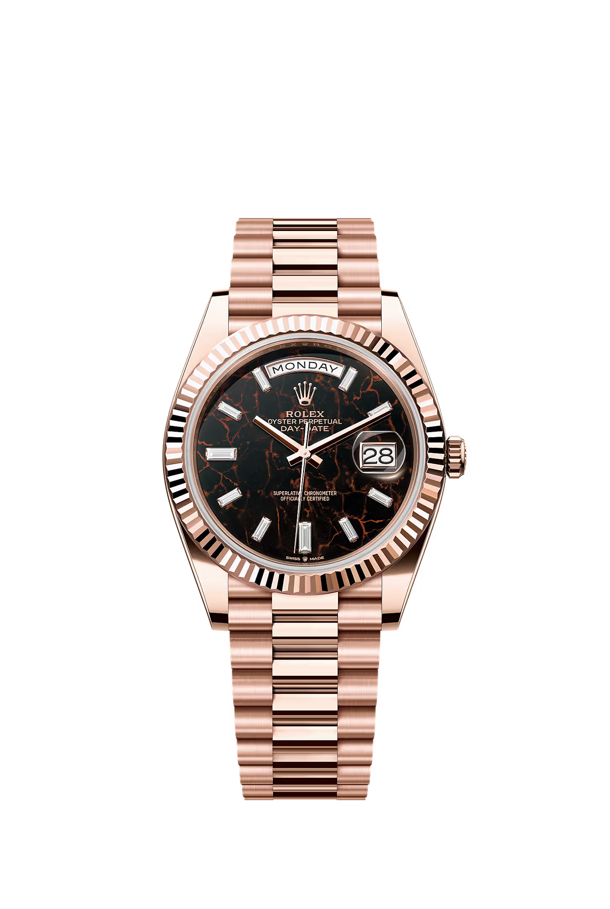 Rolex Day-Date 40 228235 — Eisenkiesel Diamond Dial