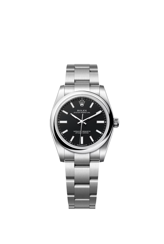 Rolex Oyster Perpetual 34 124200 — Black Dial