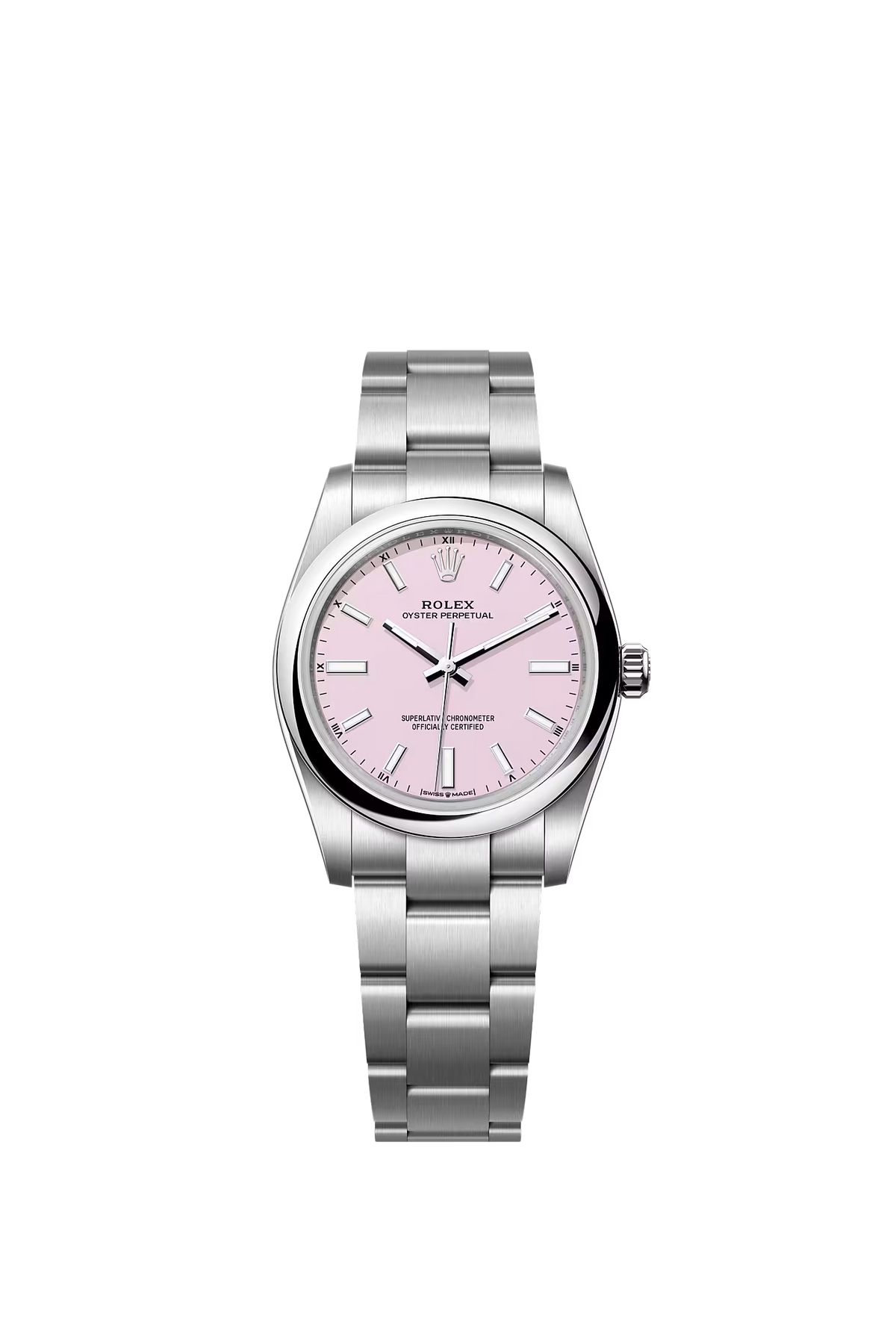 Rolex Oyster Perpetual 34 124200 — Candy Pink Dial watch by Noir Flare