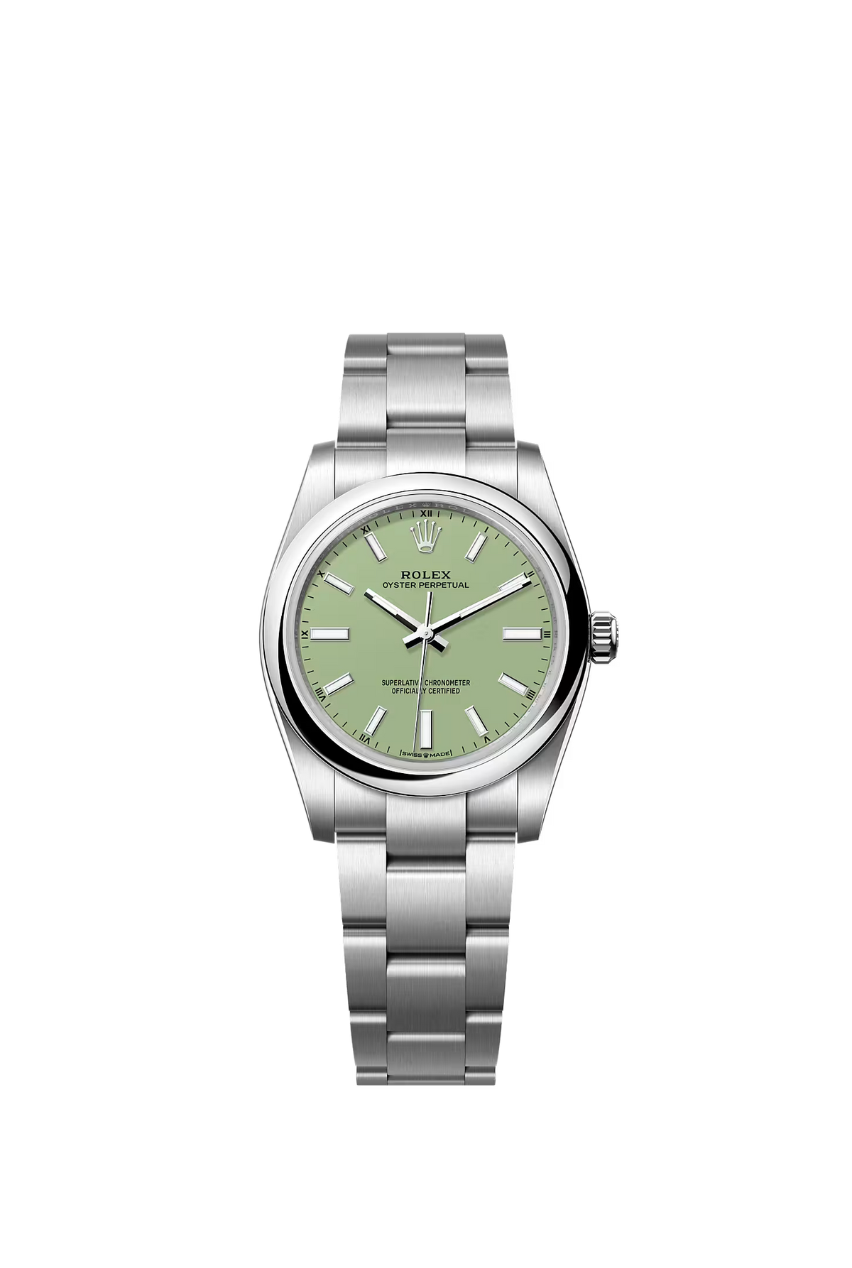 Rolex Oyster Perpetual 34 124200 — Pistachio Dial watch by Noir Flare