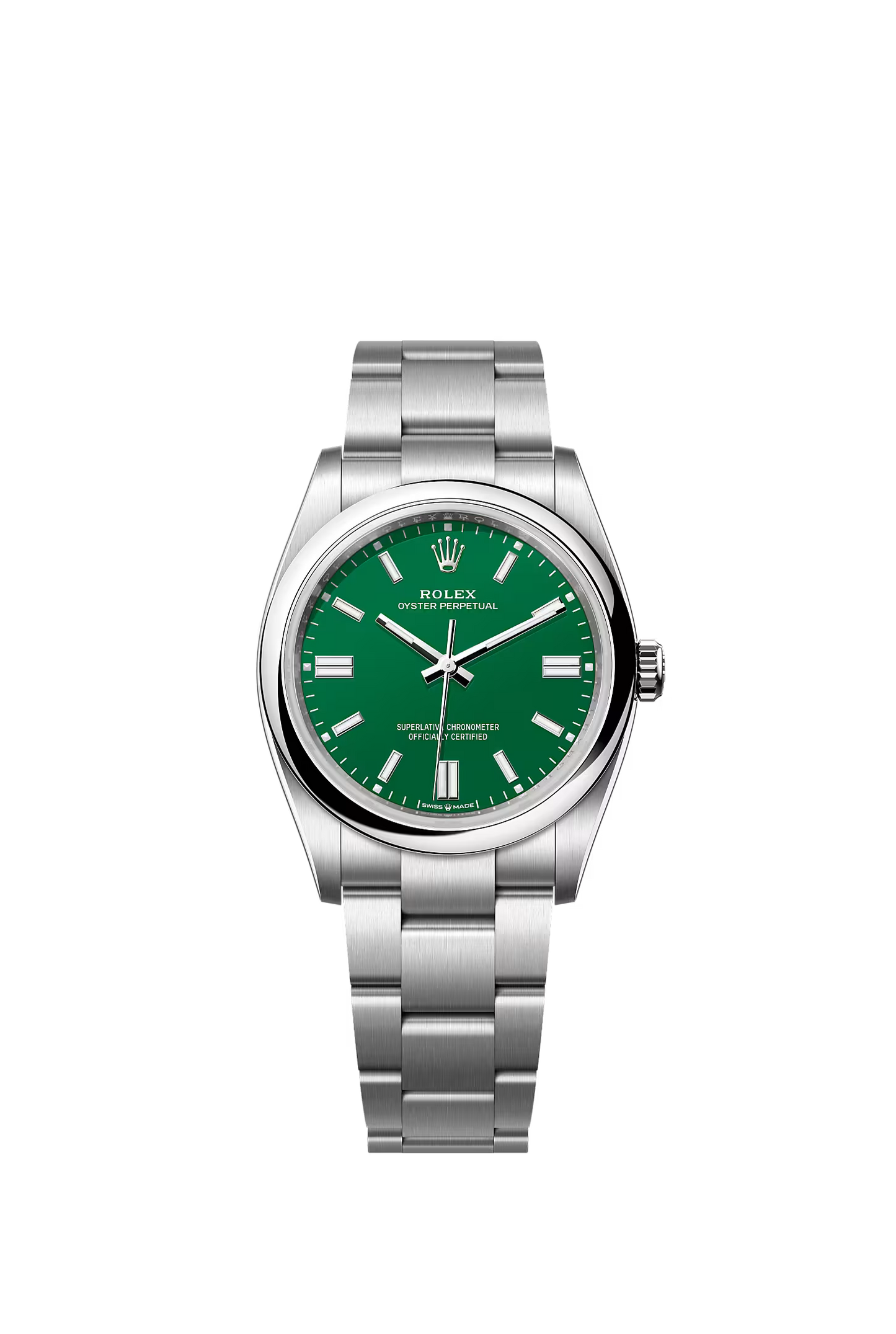 Rolex Oyster Perpetual 36 126000 — Green Dial