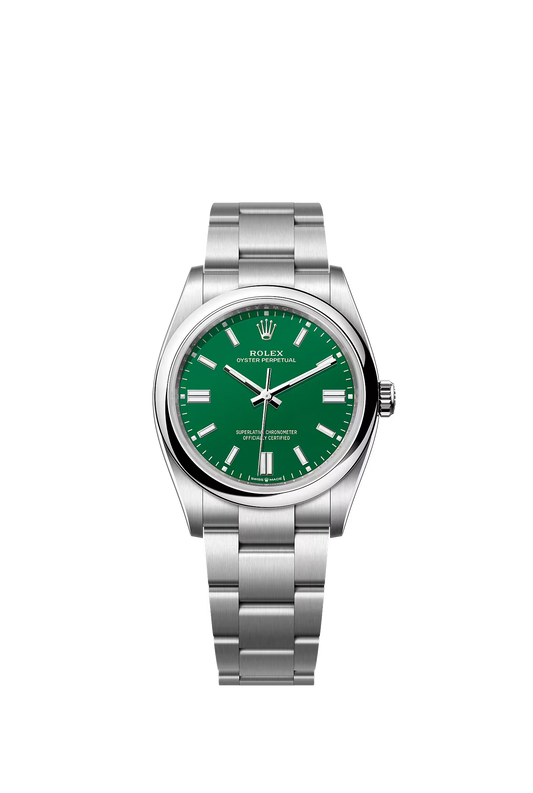 Rolex Oyster Perpetual 36 126000 — Green Dial