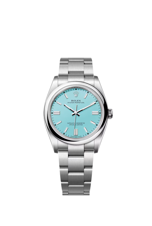 Rolex Oyster Perpetual 36 126000 — Turquoise Blue Dial