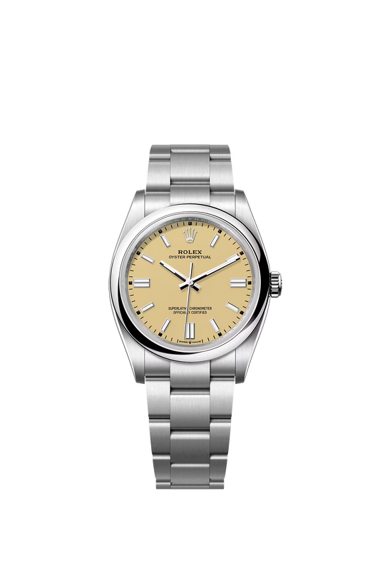 Rolex Oyster Perpetual 36 126000 — Beige Dial