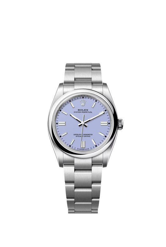 Rolex Oyster Perpetual 36 126000 — Lavender Dial