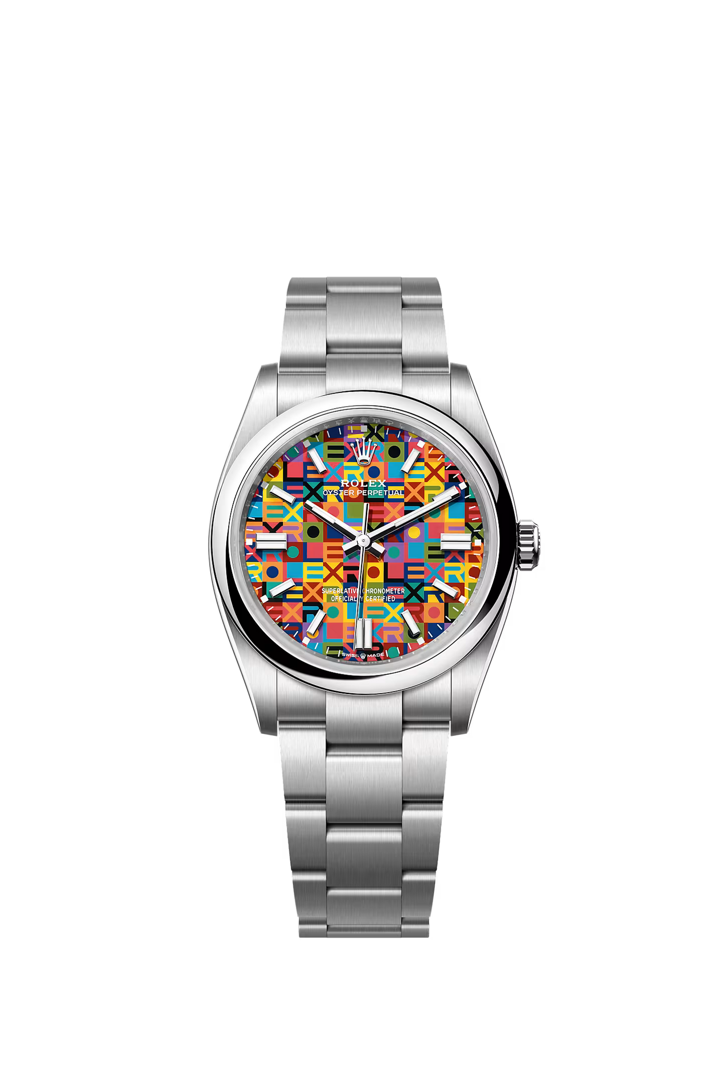 Rolex Oyster Perpetual 36 126000 — Multicoloured Jubilee Motif Dial