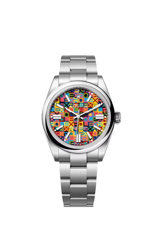 Rolex Oyster Perpetual 41 134300 — Multicoloured Jubilee Motif Dial