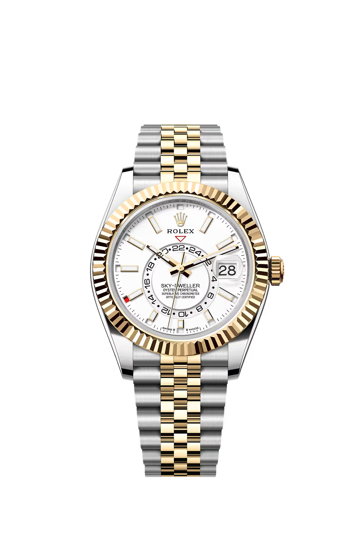 Rolex Sky-Dweller 336933 — White Dial, Jubilee