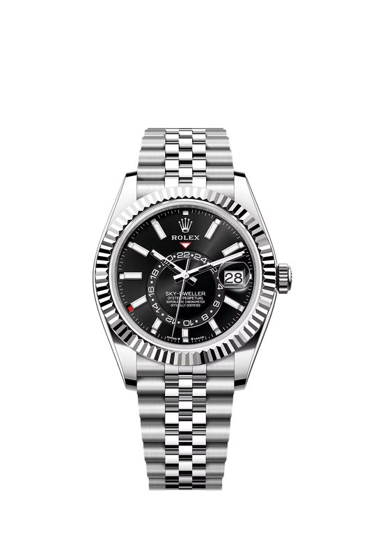Rolex Sky-Dweller 336934 — Black Dial, Jubilee