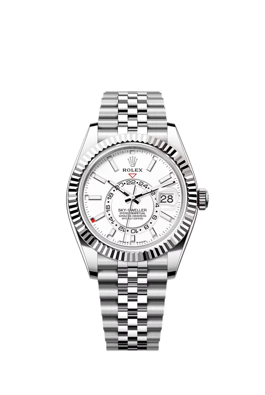 Rolex Sky-Dweller 336934 — White Dial, Jubilee