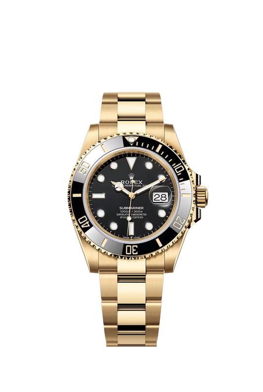 Rolex Submariner Date 126618LN — Full Yellow Gold, Black Dial