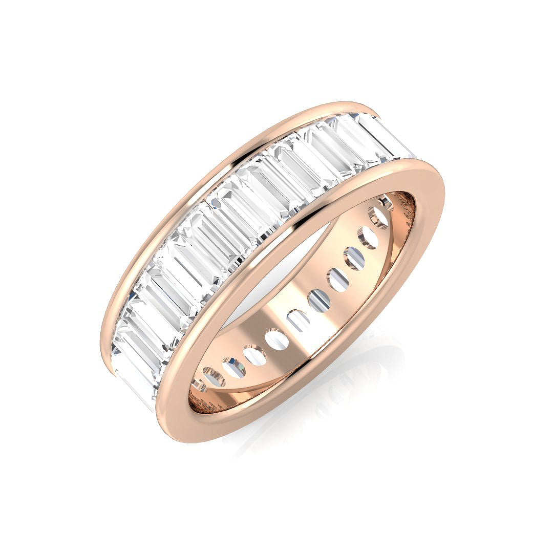 Full Eternity Diamond Ring 1.15ct–2.32ct – SL7285 – 18k Rose Gold