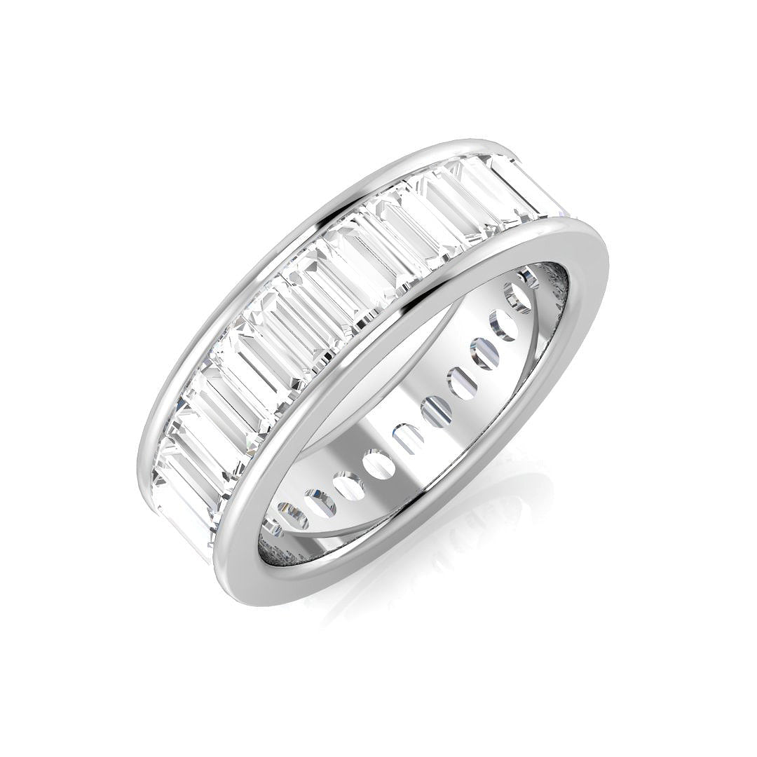 Full Eternity Diamond Ring 1.15ct–2.32ct – SL7285 – 18k White Gold