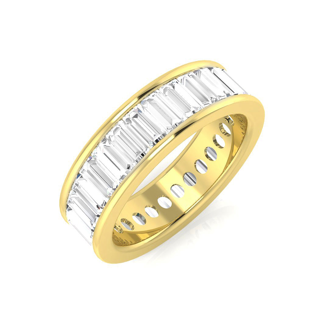 Full Eternity Diamond Ring 1.15ct–2.32ct – SL7285 – 18k Yellow Gold