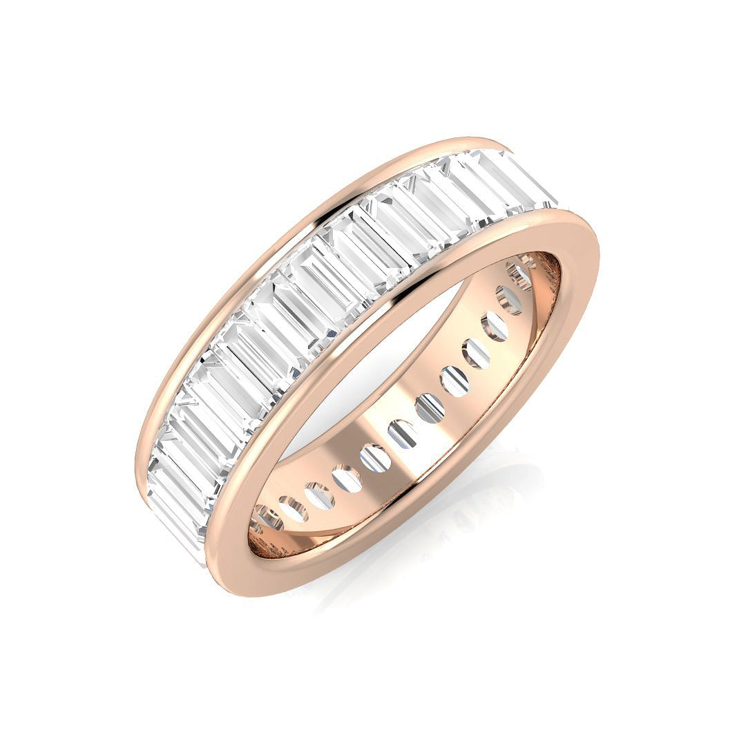 Full Eternity Diamond Ring 1.15ct–2.32ct – SL7285 – 18k Rose Gold