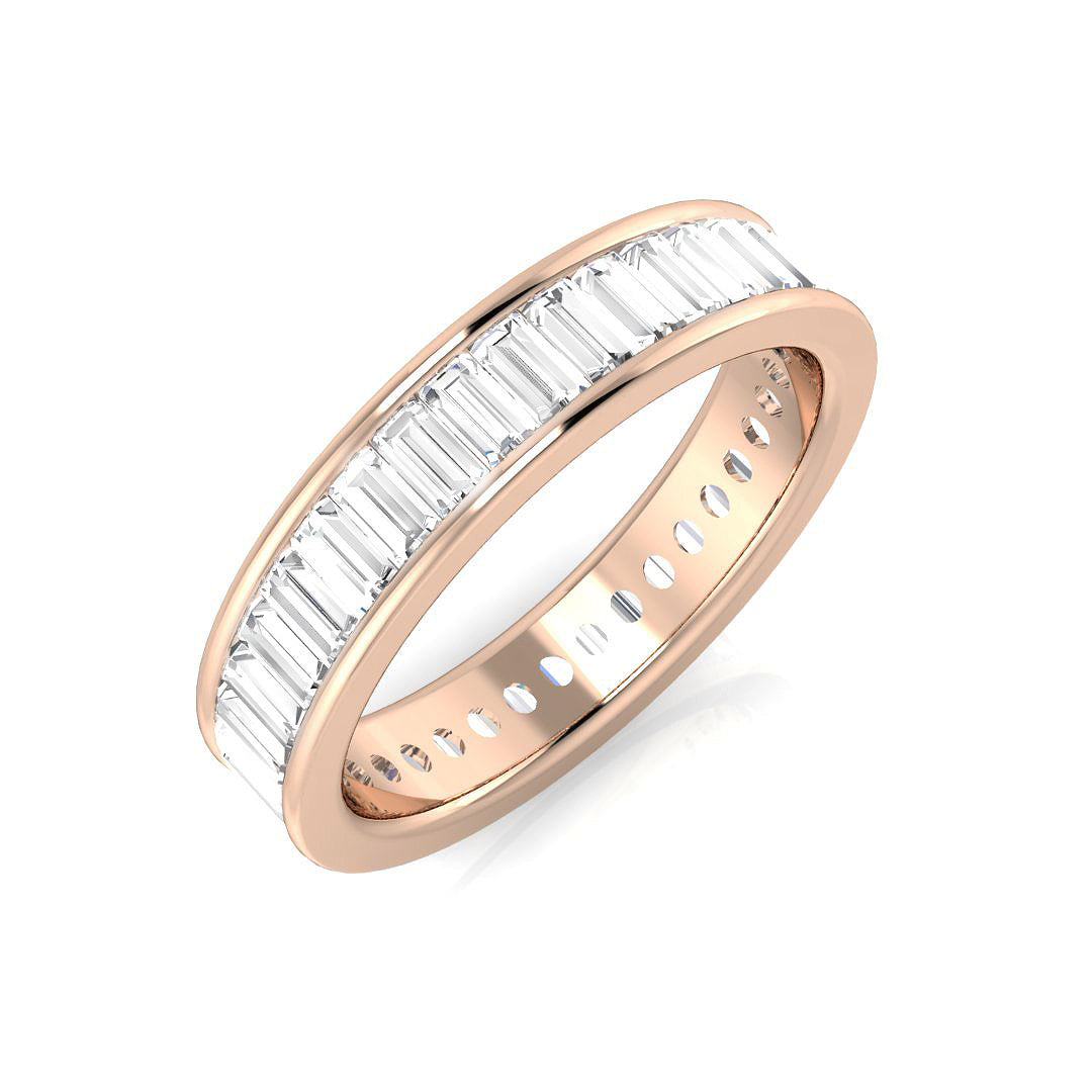 Full Eternity Diamond Ring 1.15ct–2.32ct – SL7285 – 18k Rose Gold