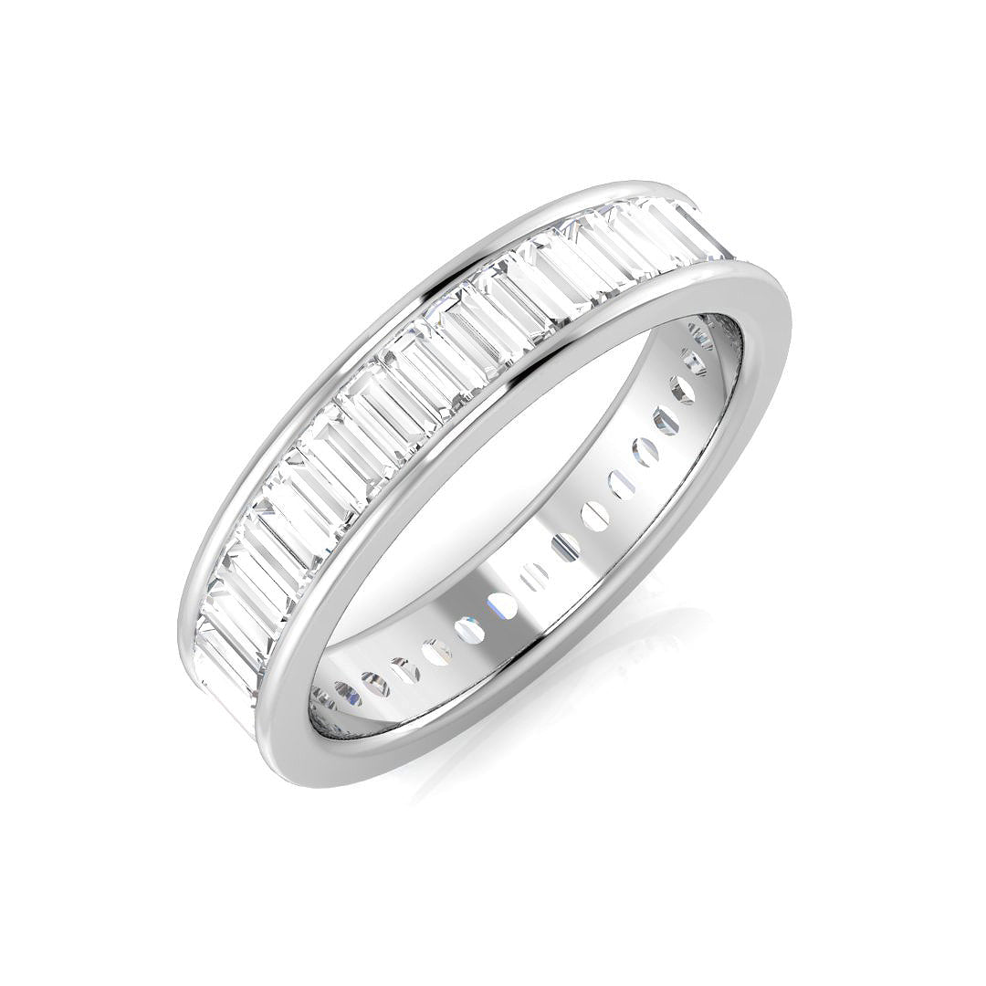 Full Eternity Diamond Ring 1.15ct–2.32ct – SL7285 – 18k White Gold