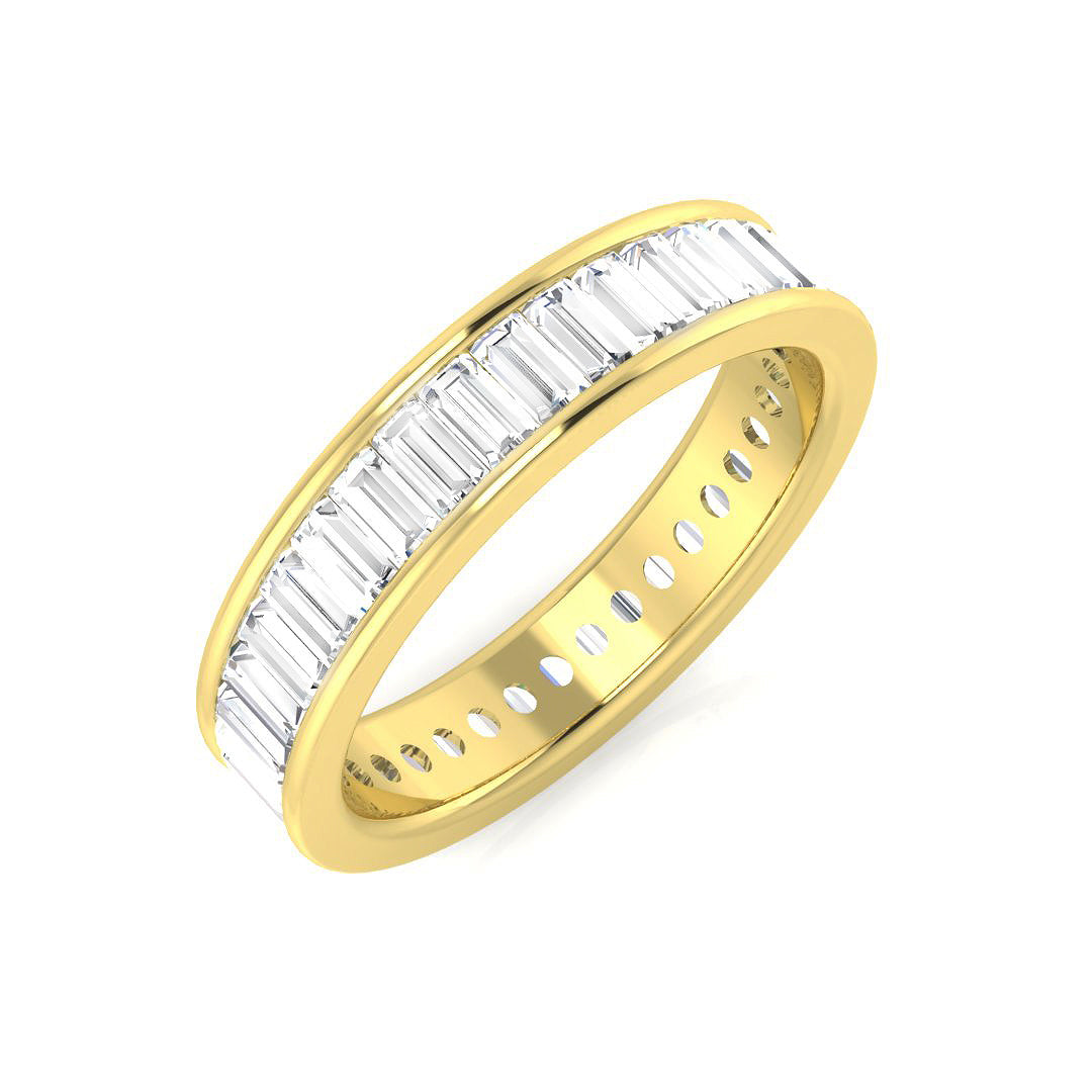 Full Eternity Diamond Ring 1.15ct–2.32ct – SL7285 – 18k Yellow Gold