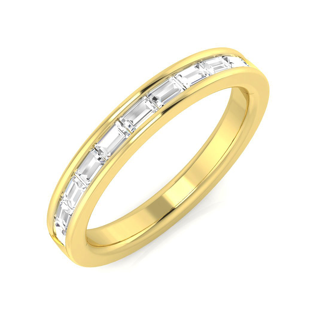 Half Eternity Diamond Ring 0.31ct–0.79ct – SL7325 – 18k Yellow Gold