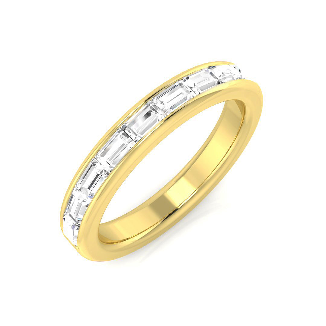 Half Eternity Diamond Ring 0.31ct–0.79ct – SL7325 – 18k Yellow Gold
