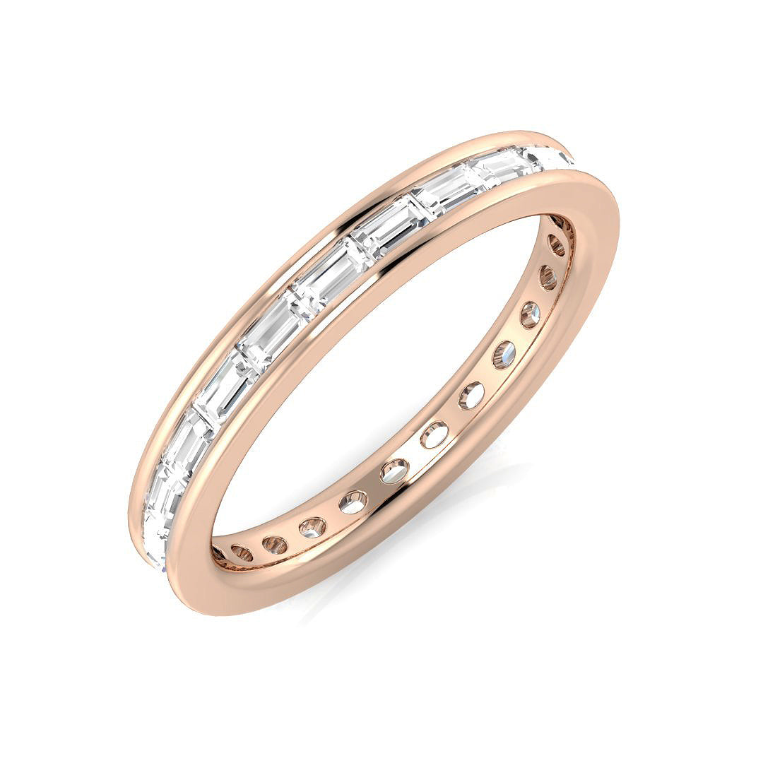 Full Eternity Diamond Ring 1.0ct–1.3ct – SL7392 – 18k Rose Gold