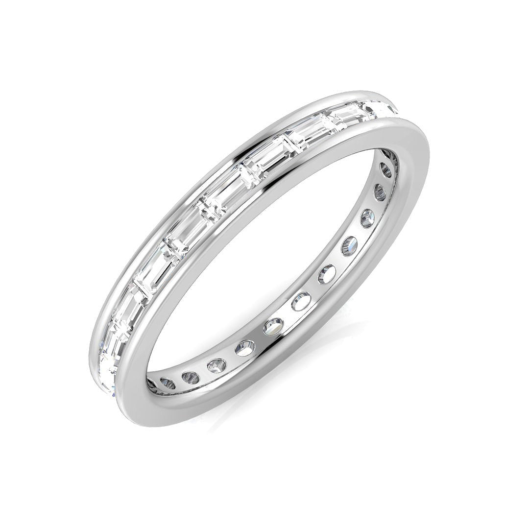 Full Eternity Diamond Ring 1.0ct–1.3ct – SL7392 – 18k White Gold