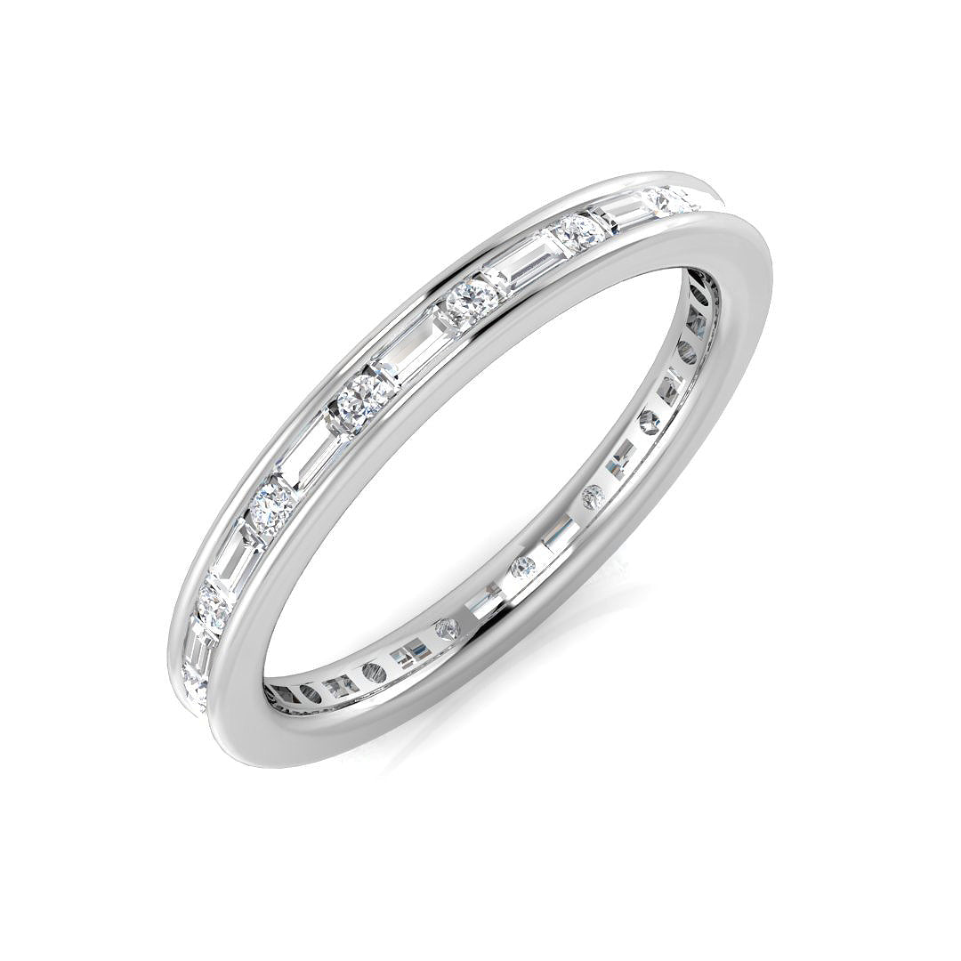 Full Eternity Diamond Ring 0.46ct–2.0ct – SL7395 – 18k White Gold