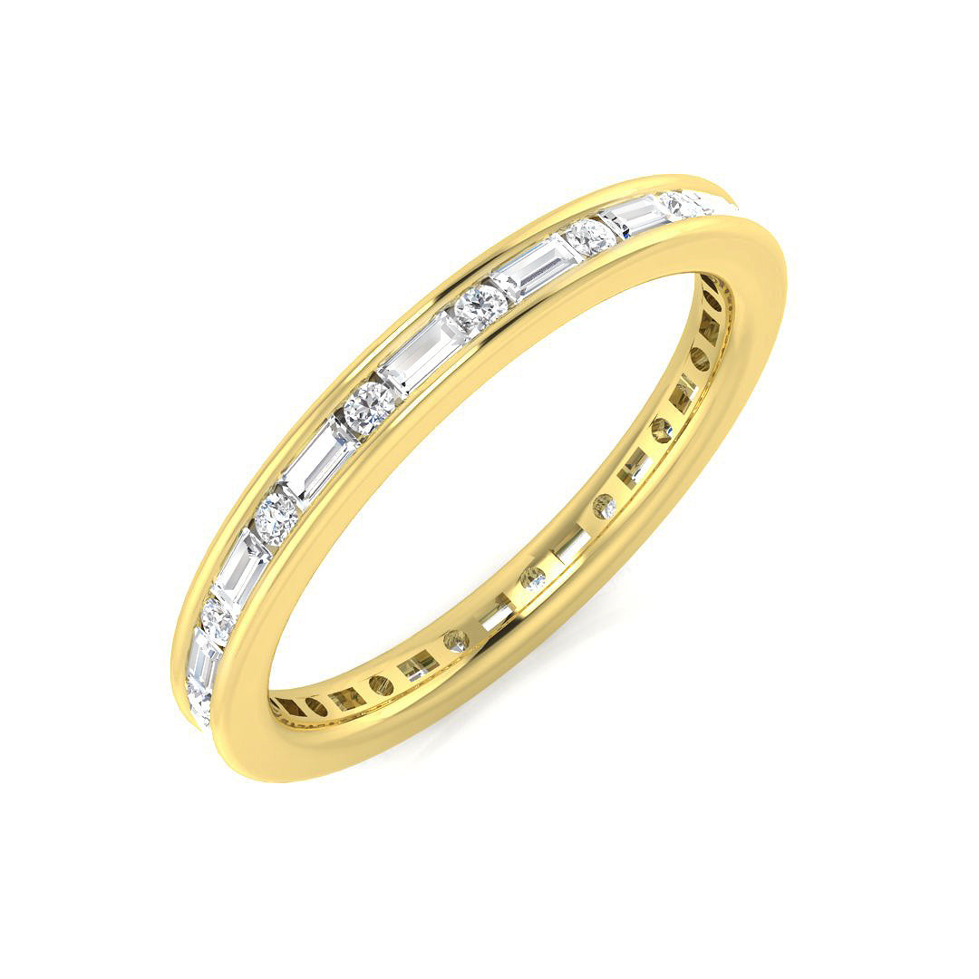 Full Eternity Diamond Ring 0.46ct–2.0ct – SL7395 – 18k Yellow Gold