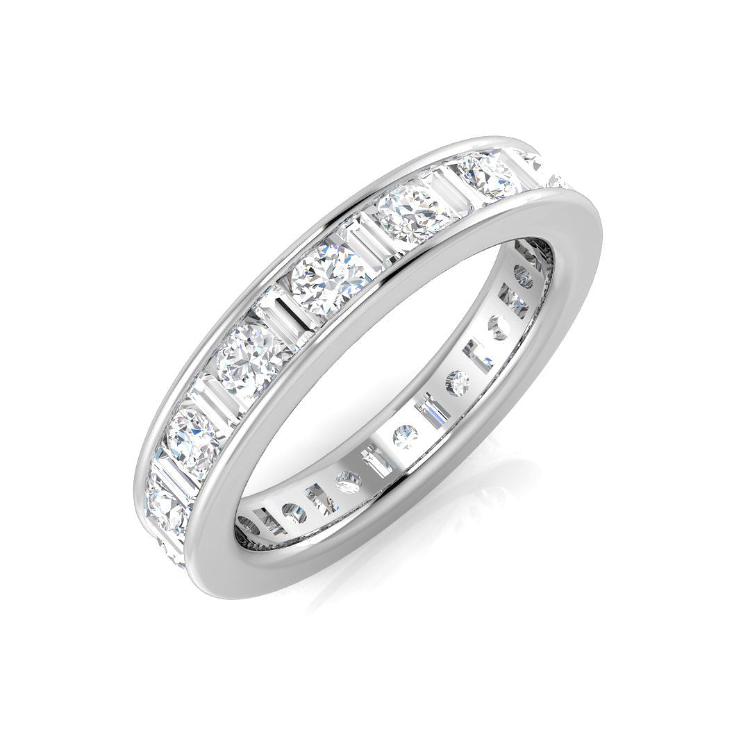 Full Eternity Diamond Ring 0.46ct–2.0ct – SL7395 – 18k White Gold