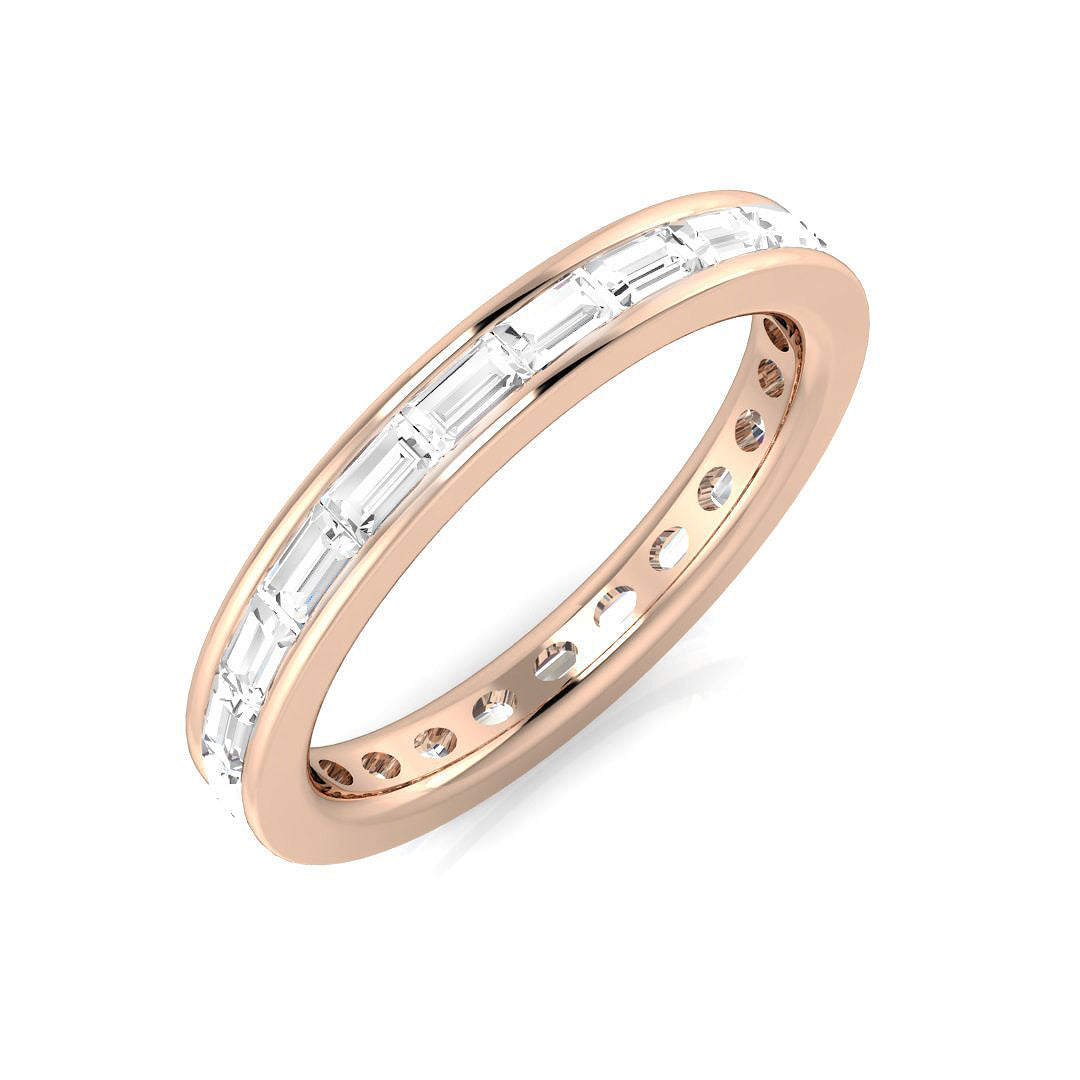 Full Eternity Diamond Ring 1.0ct–1.3ct – SL7392 – 18k Rose Gold