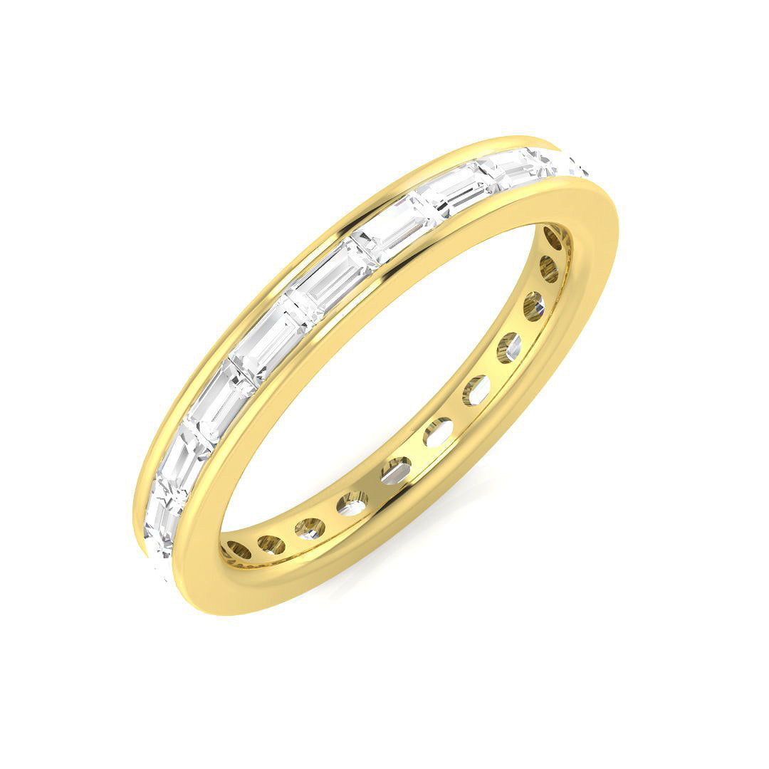 Full Eternity Diamond Ring 1.0ct–1.3ct – SL7392 – 18k Yellow Gold