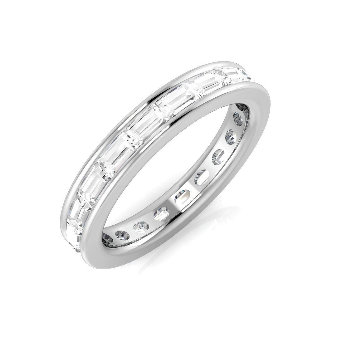 Full Eternity Diamond Ring 1.0ct–1.3ct – SL7392 – 18k White Gold