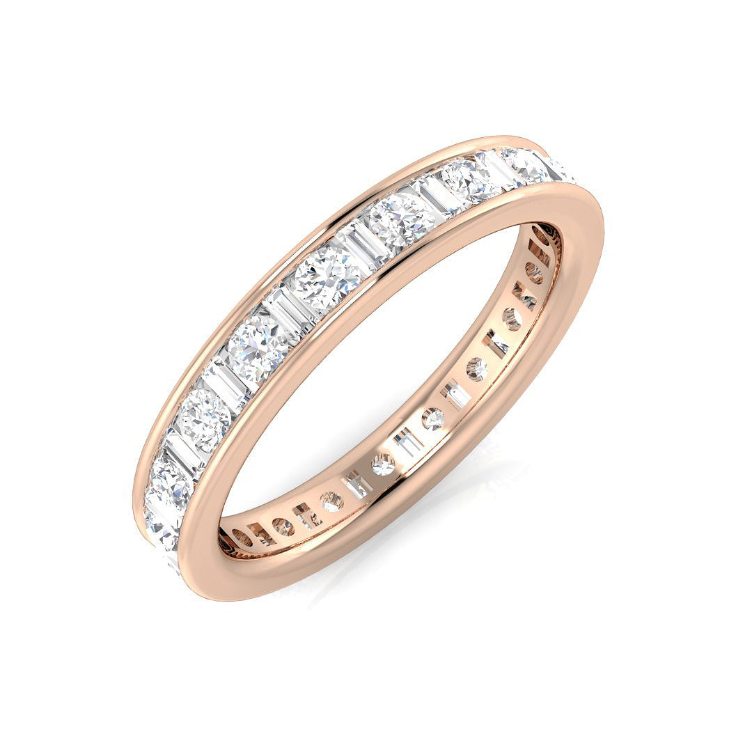 Full Eternity Diamond Ring 0.46ct–2.0ct – SL7395 – 18k Rose Gold
