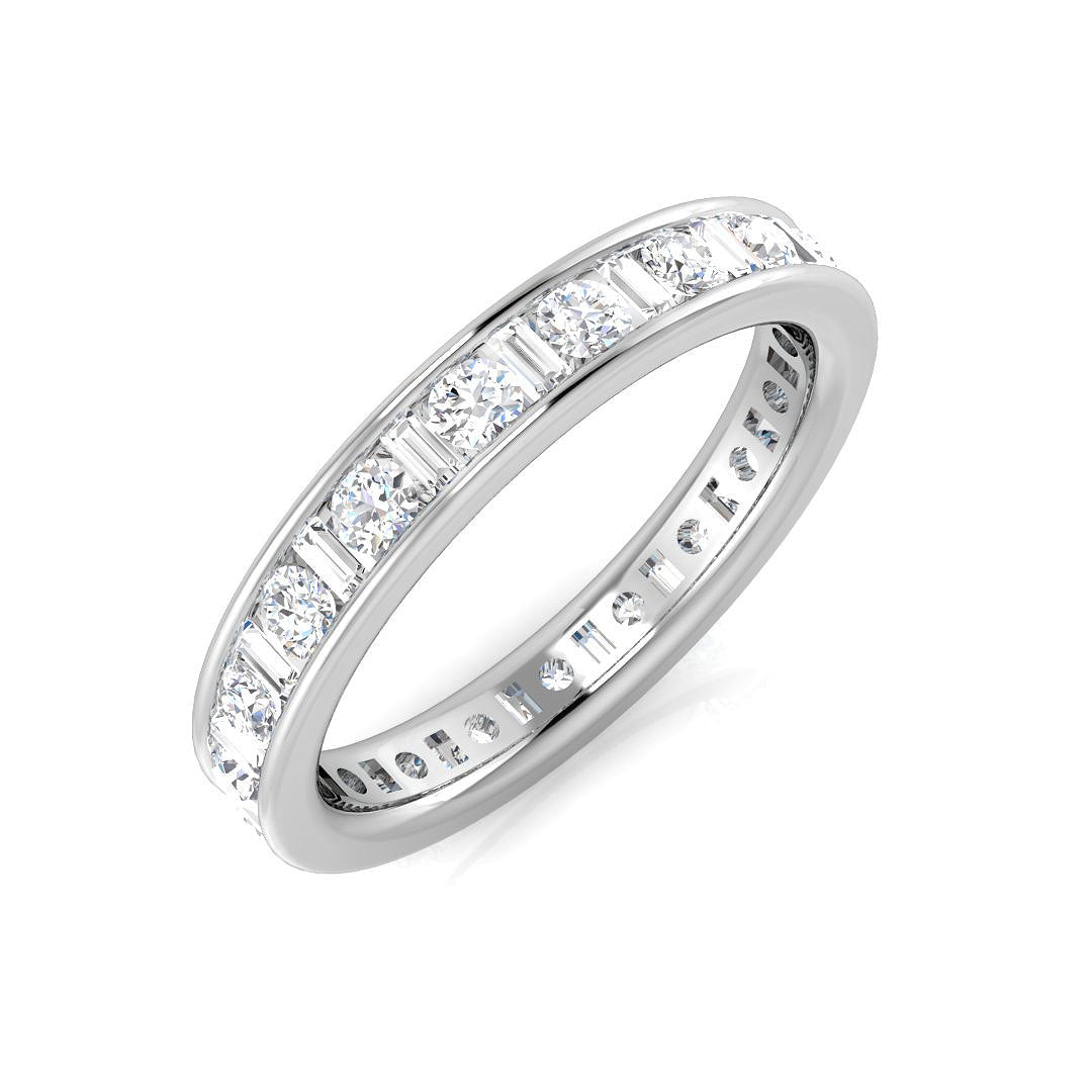 Full Eternity Diamond Ring 0.46ct–2.0ct – SL7395 – 18k White Gold
