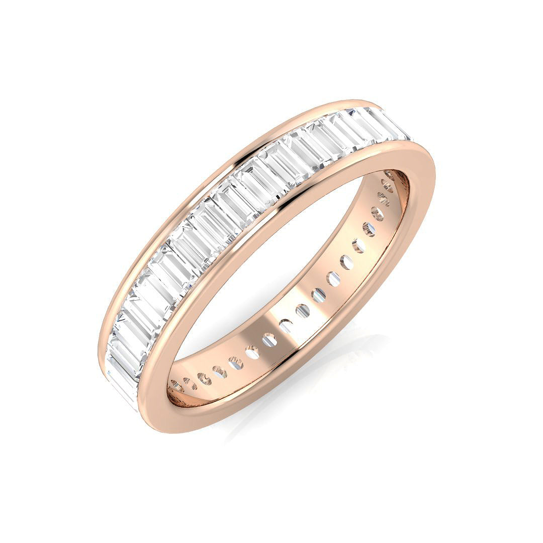 Full Eternity Diamond Ring 1.15ct–2.32ct – SL7285 – 18k Rose Gold