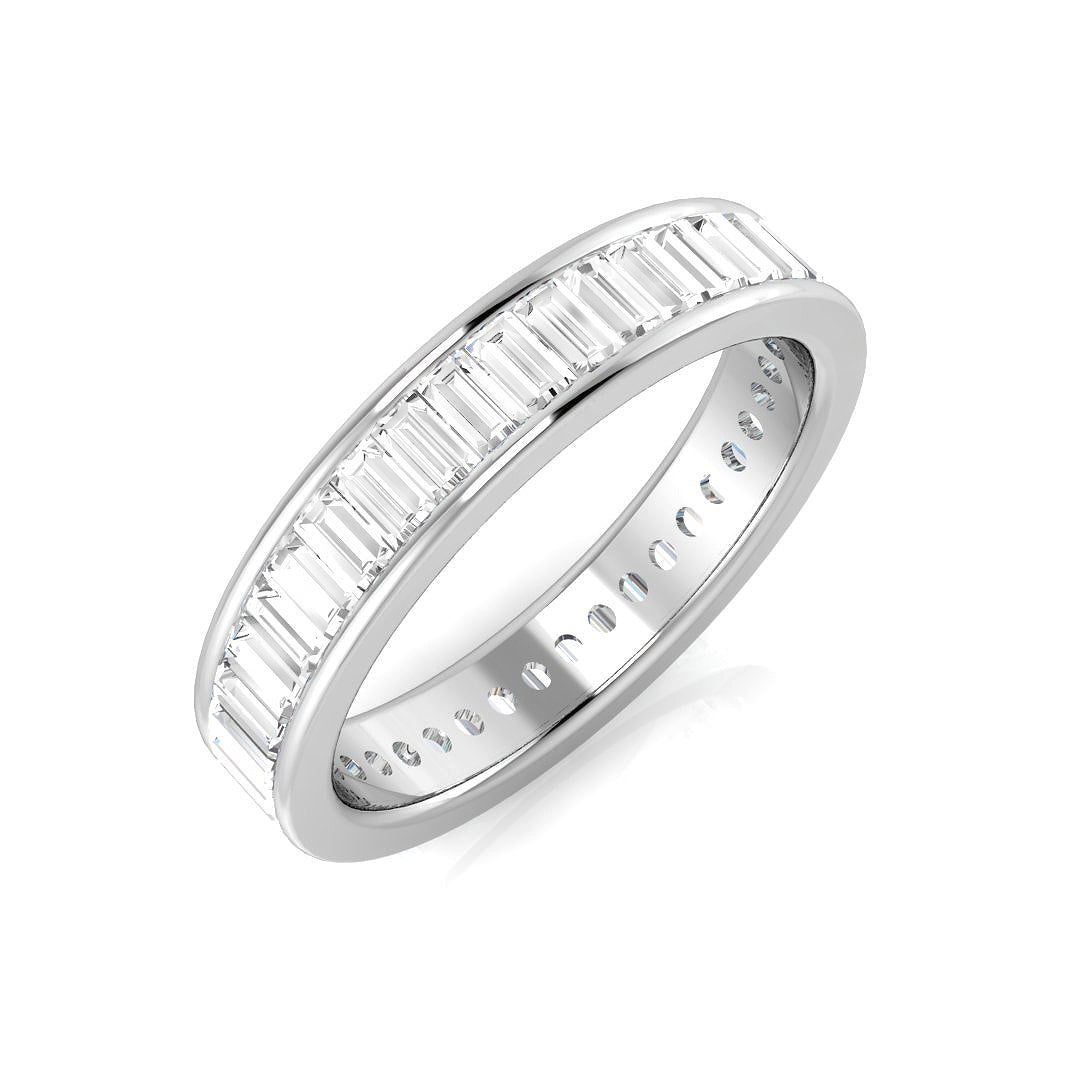 Full Eternity Diamond Ring 1.15ct–2.32ct – SL7285 – 18k White Gold