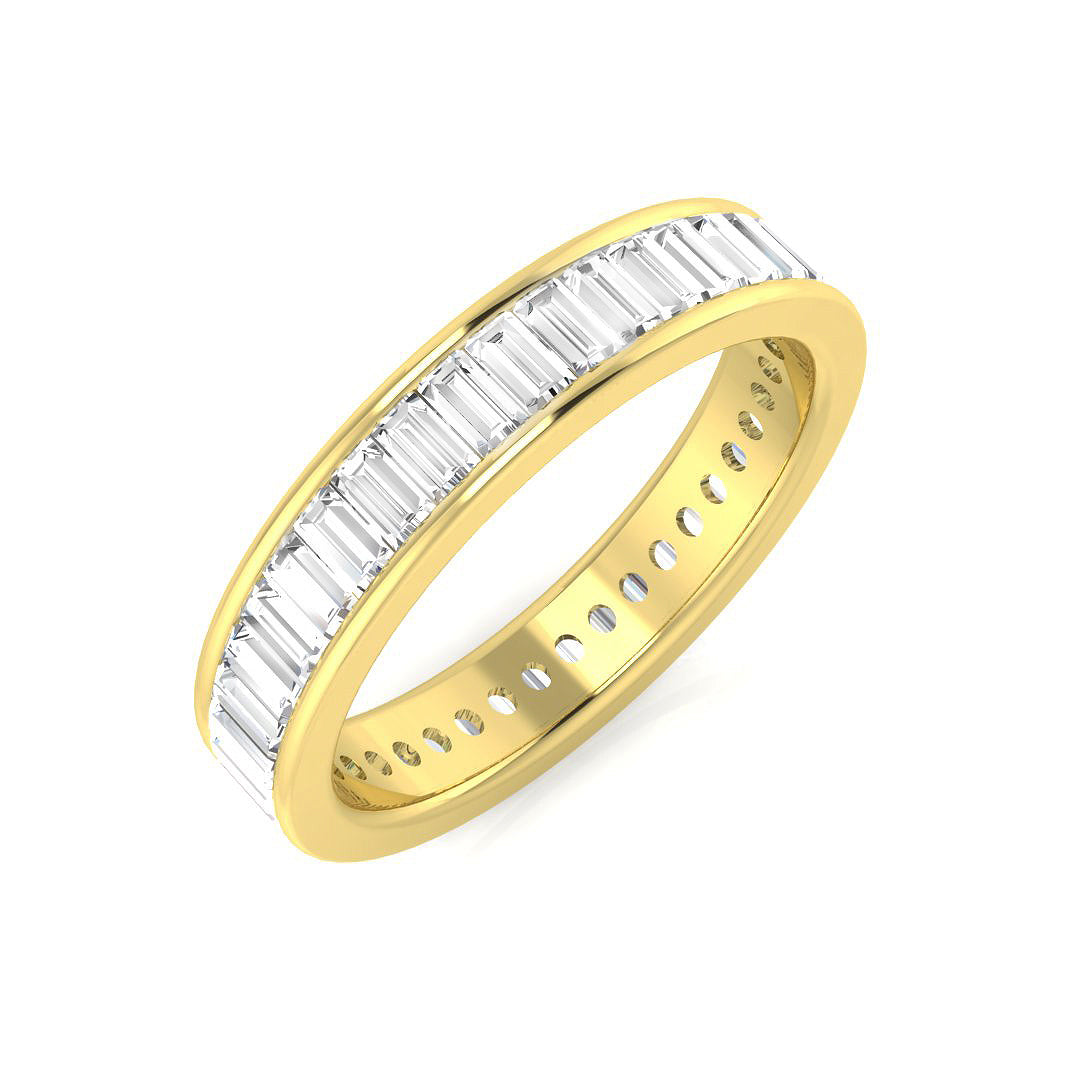 Full Eternity Diamond Ring 1.15ct–2.32ct – SL7285 – 18k Yellow Gold
